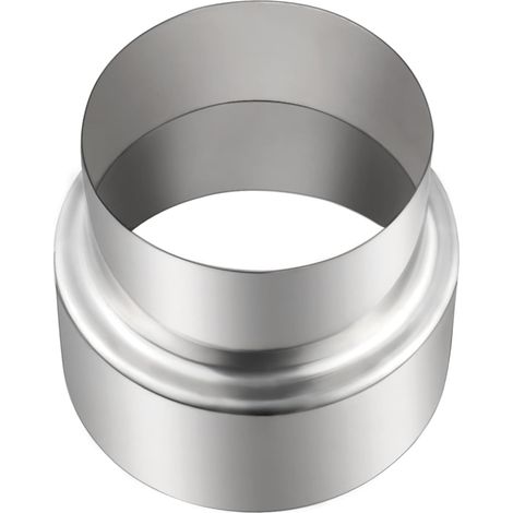 Stove Pipe Reduction Duct Connection Stainless Steel Chimney Pipe Connector Diameter 100 mm to ø 80 mm (ø100 mm to ø80 mm) (1/5)