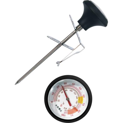 Thermomètre Cuisine Acier Inoxydable avec Clip et Protection (1/5)