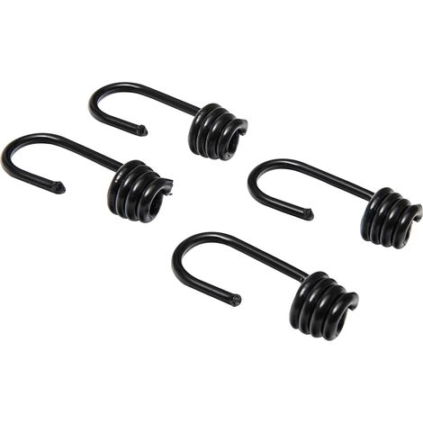 Ganchos de acero plastificado  lote de 4 piezas  para tensores de 8 a 9 mm (1/5)