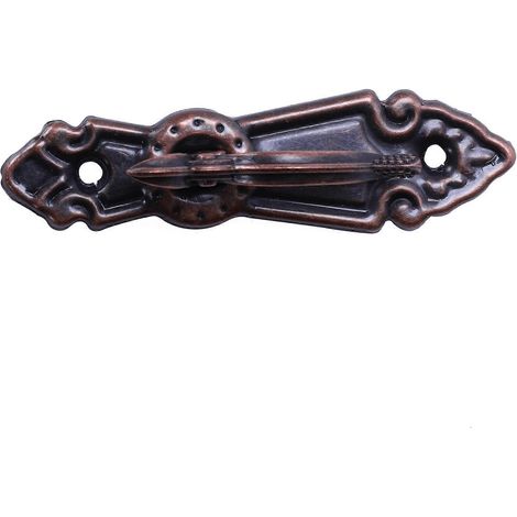 Crochets muraux miniatures pour embrasses de rideaux en métal, lot de 2, bronze rouge. (1/5)