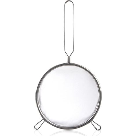 Colador de cocina de acero con mango de 16 cm