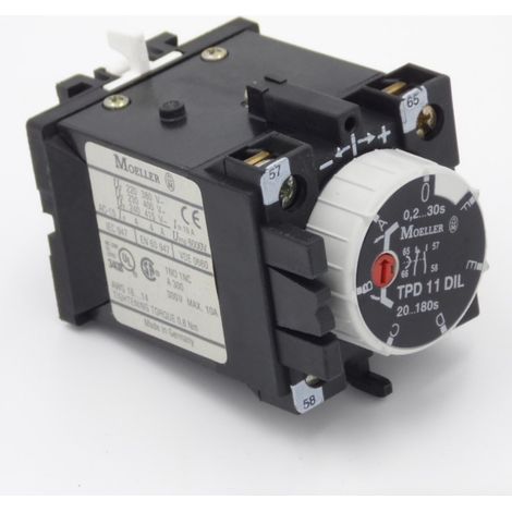 Moeller TPD11DIL Temporizzatore pneumatico TPD 11 DIL (ritardo di spegnimento)