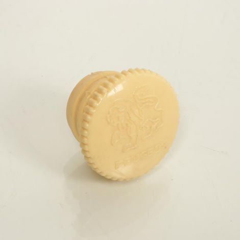 Cremefarbener Tankdeckel, Ø 29 mm, zum Aufdrücken, für Peugeot (1/5)