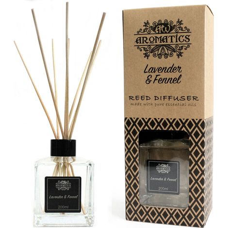 Diffuseur d'huiles essentielles de lavande et de fenouil 200 ml- Vendu par 1 (1/4)