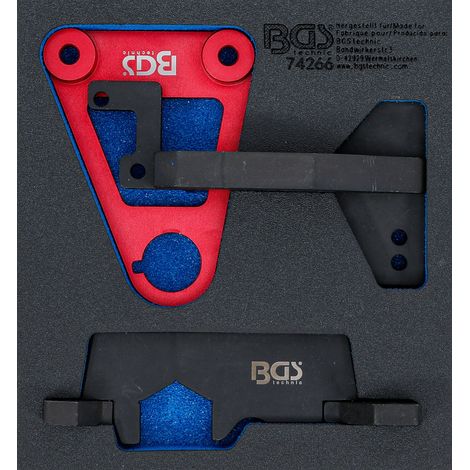 BGS Inserto carrello officina 1/6: Set attrezzi regolazione motore per Mercedes-Benz M282 - 74266 (1/3)