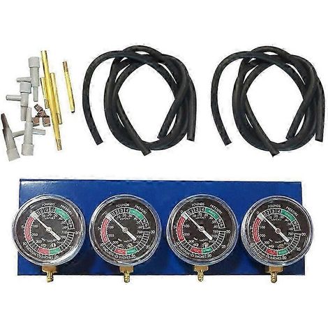 Outil de synchronisation de carburateur à dépression pour moto, manomètre de synchronisation de carburateur 2/4 cylindres pour motos (1/5)