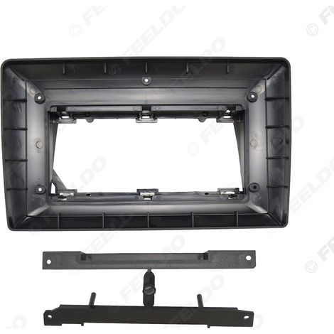 Compatible avec le cadre du panneau de navigation de l'Audi A4 2010, le cadre de modification pour grand écran Android et le support du panneau audio (10 pouces).