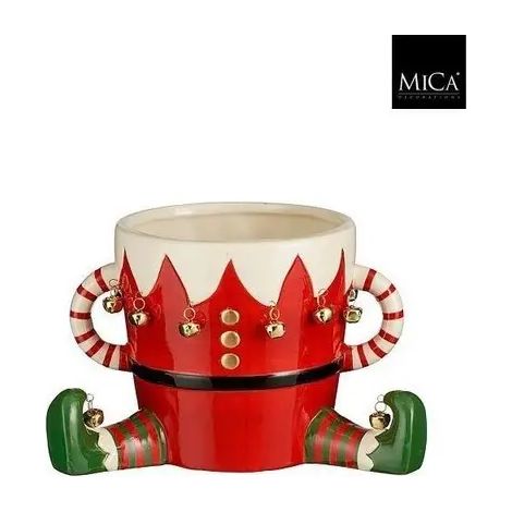 Portavaso decorativo elfo 29 x 18 x 17 cm