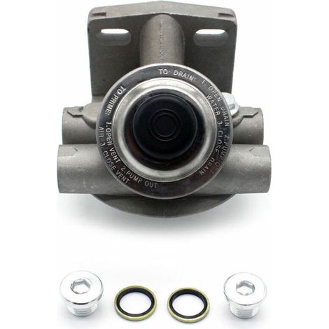 Base De Montage De Filtre A Carburant Diesel M16X1.5Mm 114 '' Pompe D'Amorcage A Main A Montage Rotatif, Gris Grey (1/5)