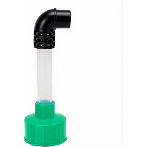 Adaptateur de tuyau de vidange de climatiseur, débouchage de cvc à PVC pour déboucher les conduites de condensat de nettoyage, vert noir (1/5)