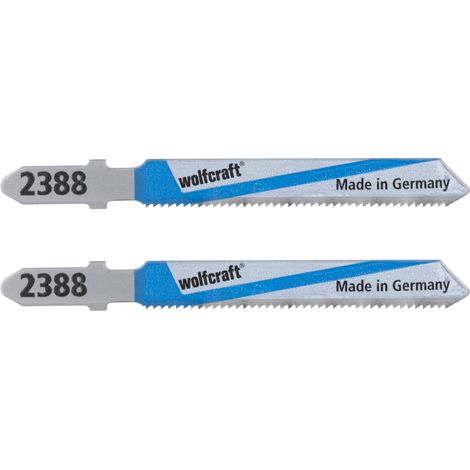 Lot de 2 Lames de scie sauteuse BIM queue en T Profondeur de coupe 1-3 mm (1/4)
