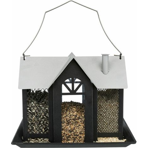 Mangiatoia villa, 2.000ml/26x19x19cm, nero (1/5)