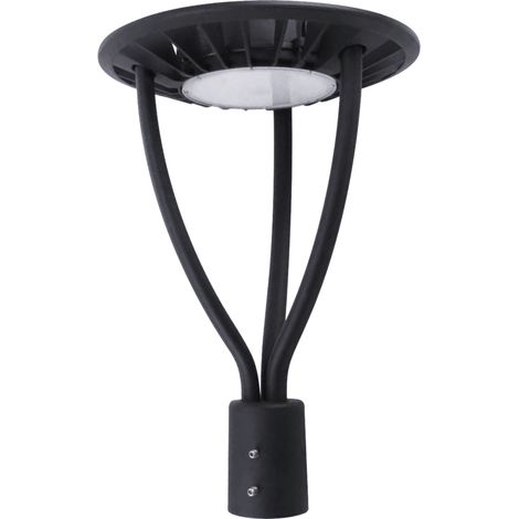 Lampione da esterno LED nero matel chip Samsung 100w neutro