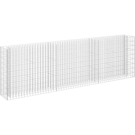 Maison Exclusive - Gabionen-Hochbeet Verzinkter Stahl 270 x 30 x (1/5)