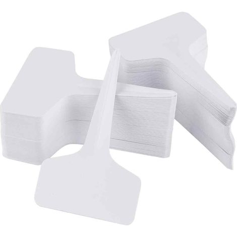 Etiquettes Plantes - 5 x 7 cm - Résistantes UV - Bord Lisse - Réutilisables - Pour Jardin Potager Serre - 100 Pièces (1/5)