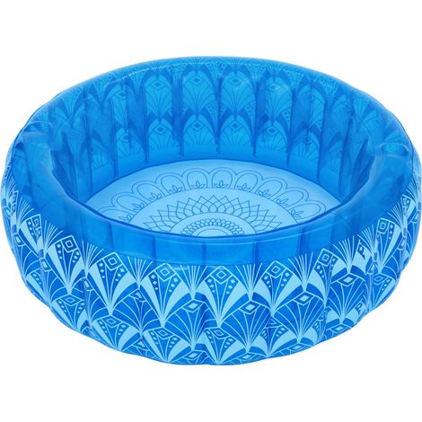 Piscine familiale Gonflable Bohemian Blue - 168 cm x 168 cm x 53 cm - Bleu (1/5)