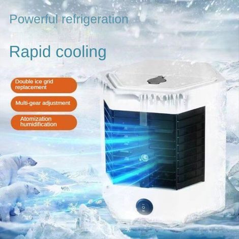 Ventilateur Refroidissement - USB Type-C - Pour Bureau Chambre Voiture - 1 Unité (1/5)