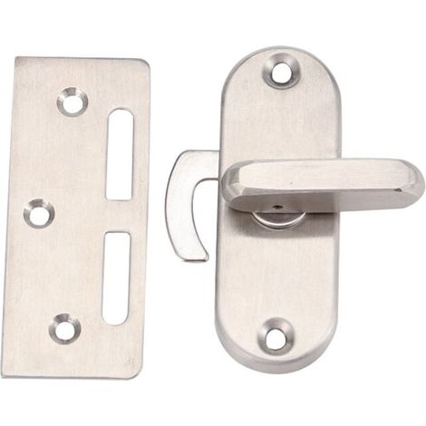 Flip serrure de porte coulissante en acier inoxydable loquet à 90 degrés serrure à came boucle de porte en arc (1/5)