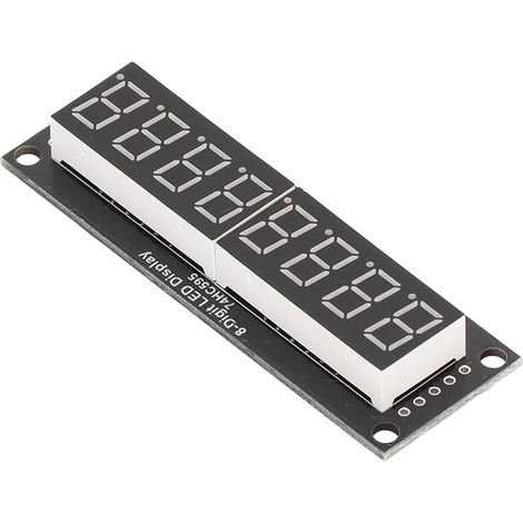 Module d'affichage numérique LED 8 chiffres 7 segments décimal, tube numérique à lumière rouge de 0,36 pouce (1/5)