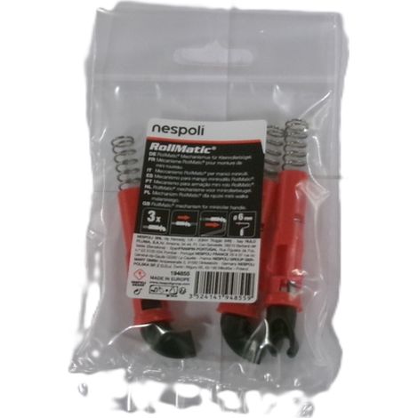 NESPOLI Lot de 2 clips NESPOLI 6MM