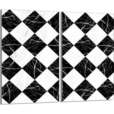 Plaque de protection en verre pour poêle 2x30x52 Mosaïque (1/5)