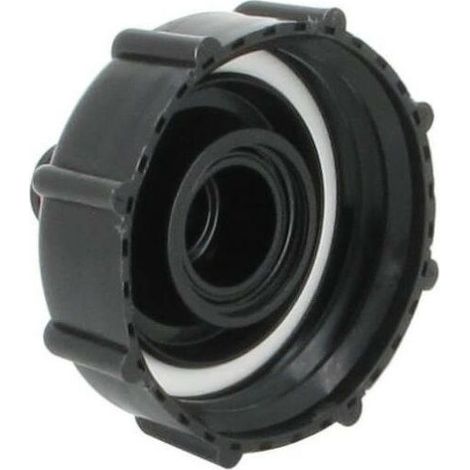 S60X6 Wassertankanschluss - Gartenbewässerungsdüse (flacher Ring - 6-kantiger Messingnippel) (1/5)