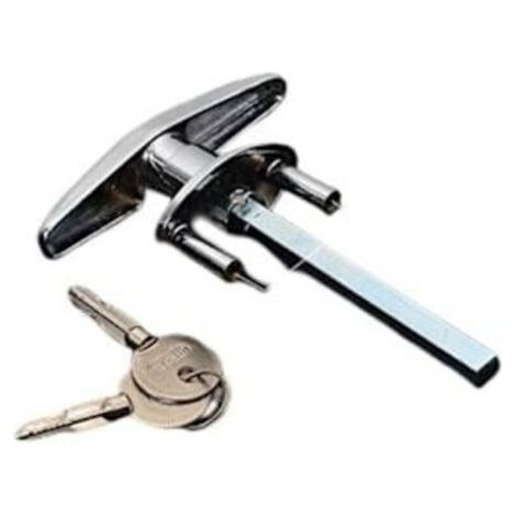 1 x T-handle lock, electrical cabinet door lock, chassis cabinet door handle (1/5)