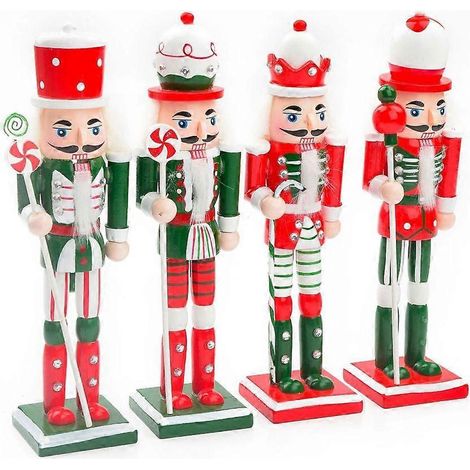 Ensemble de mini-casse-noisettes en bois pour Noël (1/4)