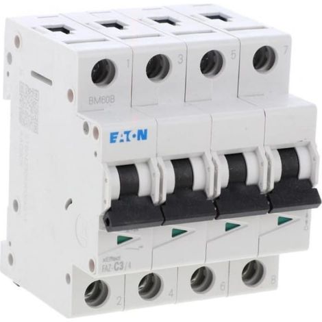 Disjoncteur 4P C 3A 15kA AC FAZ-C3/4 279051