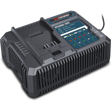 Chargeur super rapide ventilé avec port USB pour batterie concept X-Performer (1/4)
