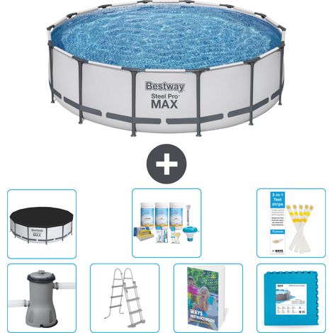 Bestway Steel Pro MAX Rund - 427x122 cm - 8-teilig S536