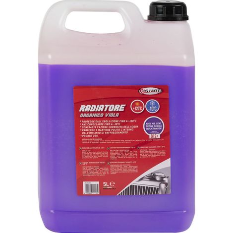 Liquido radiatore organico viola G12, capacità 5 litri