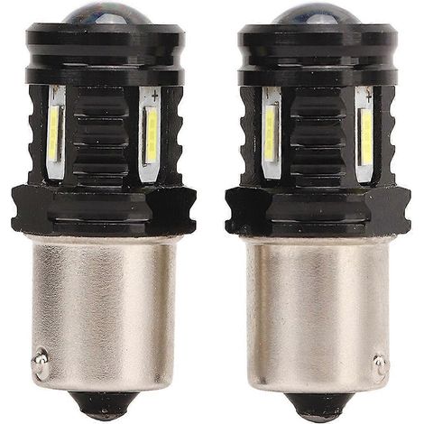 Stück LED-Lampen 120W 1500LM BA15S 1156 Superhelle 12-24V Universal-Blinker-Rückfahrscheinwerfer-Lampe für Autos