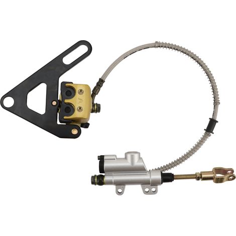 Foot brake assembly for Apollo 110cc and 125cc all-terrain/ATV/four-wheel vehicles - an exchange modification.--BIEMMEDUE (1/5)