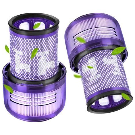 Paquete de 2 filtros HEPA para aspiradora Dyson V12 Detect Slim - Repuesto del filtro trasero (1/5)