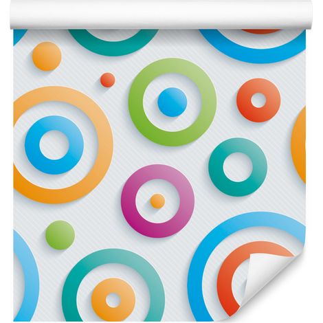 Papel pintado 3D con estampado geométrico moderno para salón y dormitorio, 50x1000 cm. (1/5)