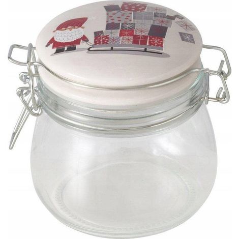 Barattolo di stoccaggio Boltze porcellana trasparente 450 ml