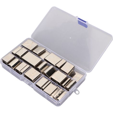 Jeu de 52 emporte-pièces en acier rapide inoxydable, poinçons creux pour cuir, DIY ceinture sac portefeuille, découpe précise (1/5)