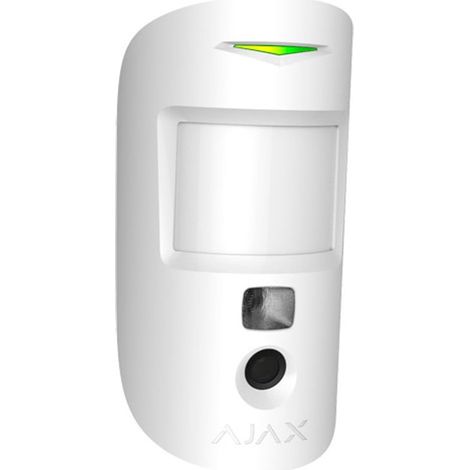 Détecteur de mouvement à prise photo MotionCam PhOD AJAX Blanc