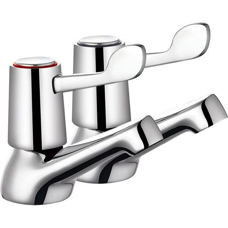 Deva Vitality Single Lever Basin Tap Pair - Chrome (1/5)
