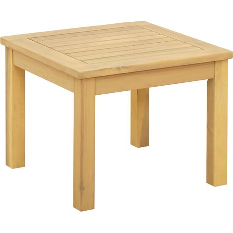 Couchtisch Helles Akazienholz 45 x 45 x 36 cm Massivholz Akazie vidaXL