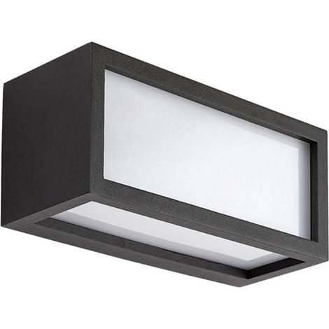 LUBLIN, INDOOR SMOOTH WALL LAMP, BLACK ALUMINIUM LAMP WITH W (1/5)
