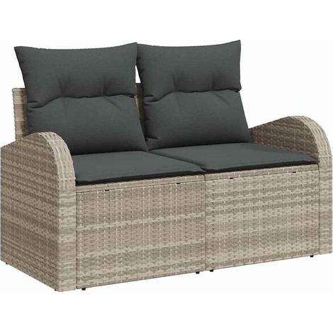 Ensemble de Canapé de Jardin 7 Pièces, Salon de Jardin pour 6 Personnes (1/5)