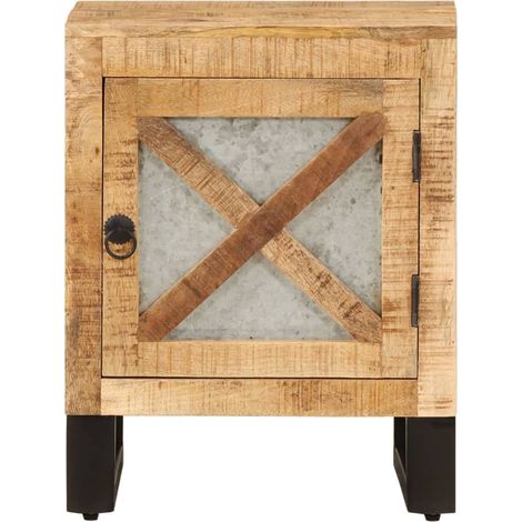 Maison Exclusive - Comodino 40x30x50 cm in Legno Massello di Mango