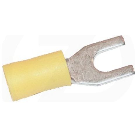 Cosse de câble à fourche jaune UNIVERSEL LA9210KR