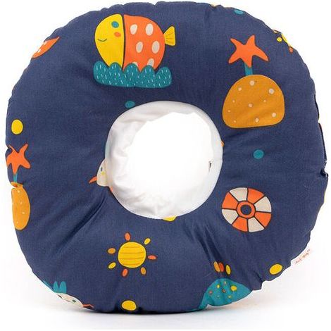 Collerette de récupération pour chien/chat, bleu foncé, XS – (1/4)