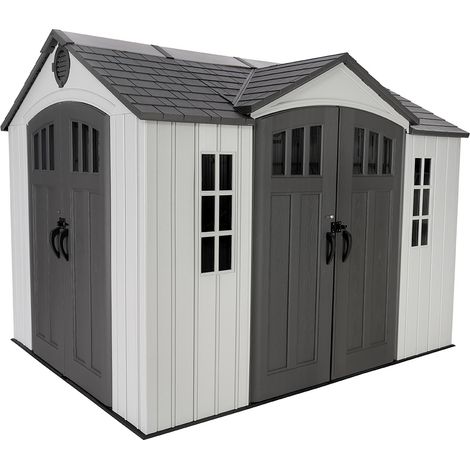 Lifetime 10 Ft. X 8 Ft. Dual Entry Garden shed
