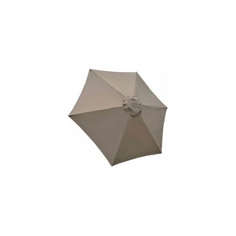 EASYCOMFORT Ensemble de Toile de Remplacement pour Parasol, 6 Baleines, 2m de Diamètre, Résistant à l'Eau et aux UV, Couleur Supérieure (1/3)