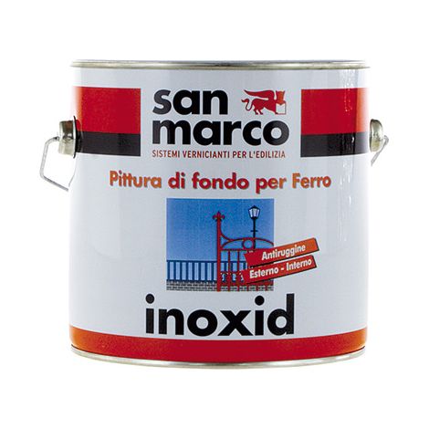 Antiruggine sintetica per ferro inoxid grigio lt 2,5