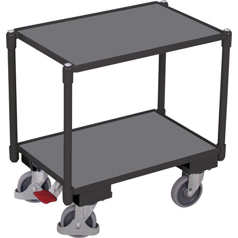 VarioFit Euro-System-Roller mit 2 Ladeflächen 10mm Rand RAL 7016 (1/4)
